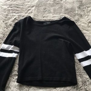 adorable sweatshirt   (black and white)